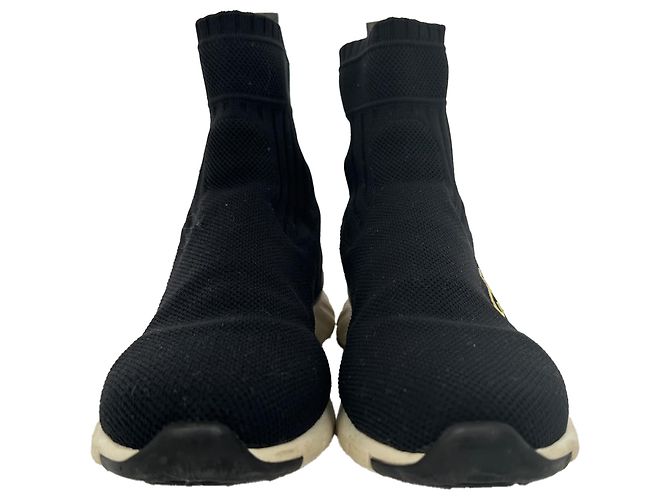 Sneakers Aftergame Louis Vuitton in nylon nero - vista 2