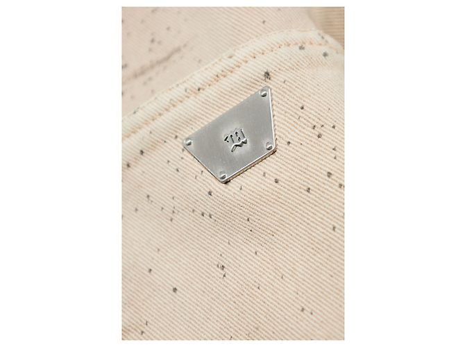 Autre Marque MISBHV Oversized Baumwolljacke Beige - Ansicht 5