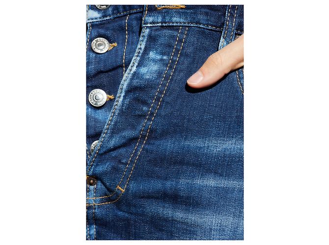 Dsquared2 642 Jeans Blue Cotton - view 5
