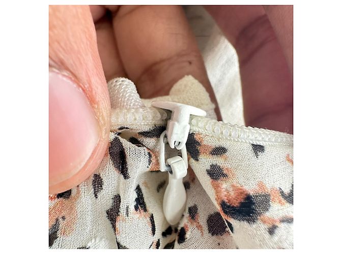 Mini abito con volant Ivy Ulla Johnson in seta multicolore - vista 7