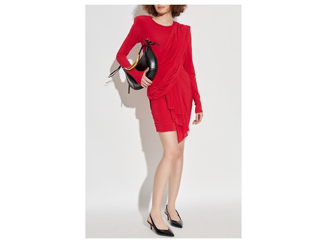 Isabel Marant Kleid Georgia Rot - Ansicht 2