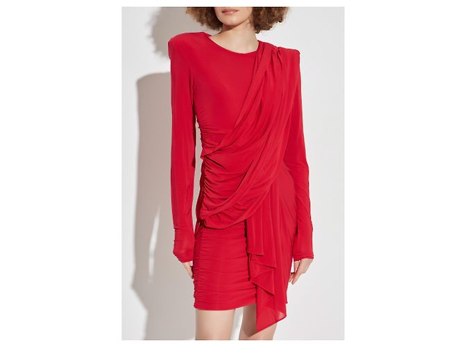 Isabel Marant Kleid Georgia Rot - Ansicht 3