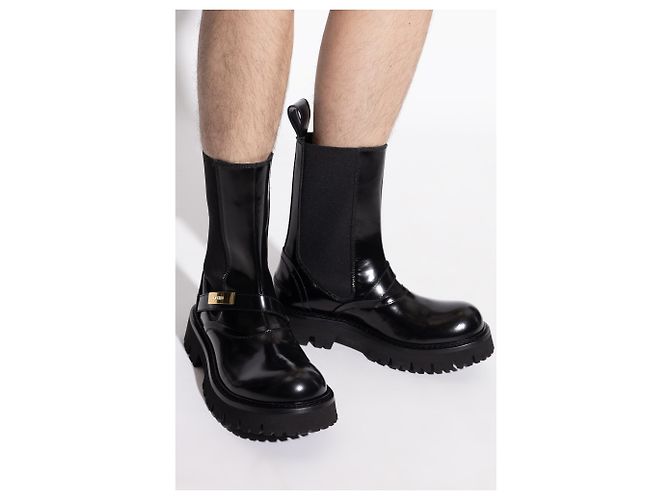 Moschino  Stiefeletten mit Logo - Ansicht 2