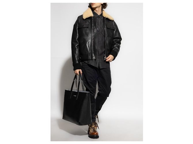 Camicia in denim nera Dsquared2 - vista 2