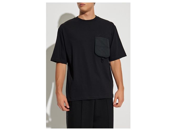 T-shirt nera con logo Dsquared2 in cotone - vista 3