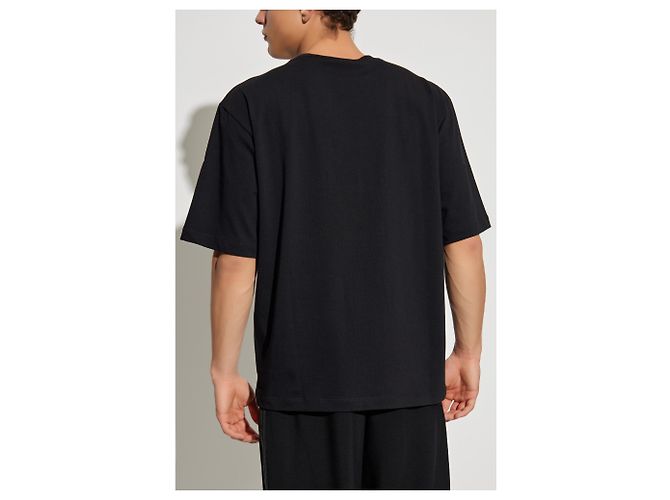 T-shirt nera con logo Dsquared2 in cotone - vista 4