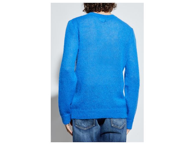 Dsquared2 Mohair-Wollpullover Blau - Ansicht 4