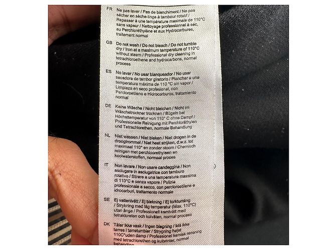 Maje gerade geschnittene Hose aus schwarzem Polyester - Ansicht 4