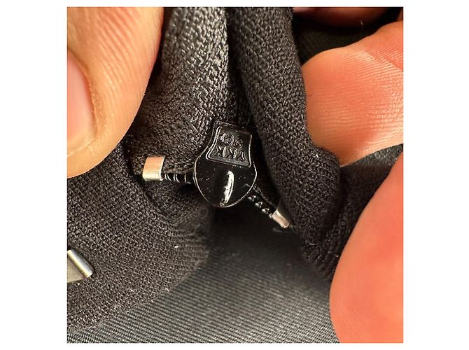 Maje gerade geschnittene Hose aus schwarzem Polyester - Ansicht 5