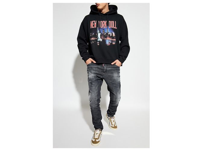 Dsquared2 X Vaquera Sweatshirt Schwarz Baumwolle - Ansicht 2