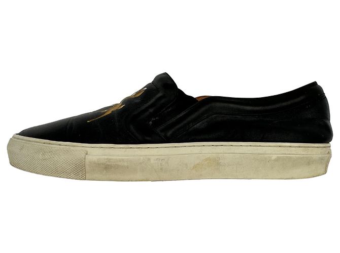 Sneakers Slip-On Givenchy x Disney Bambi in pelle nera - vista 9