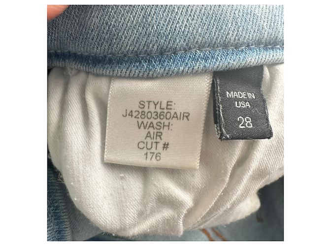 Jeans Veronica Beard Carly 11" Kick Flare en coton bleu clair - vue 10