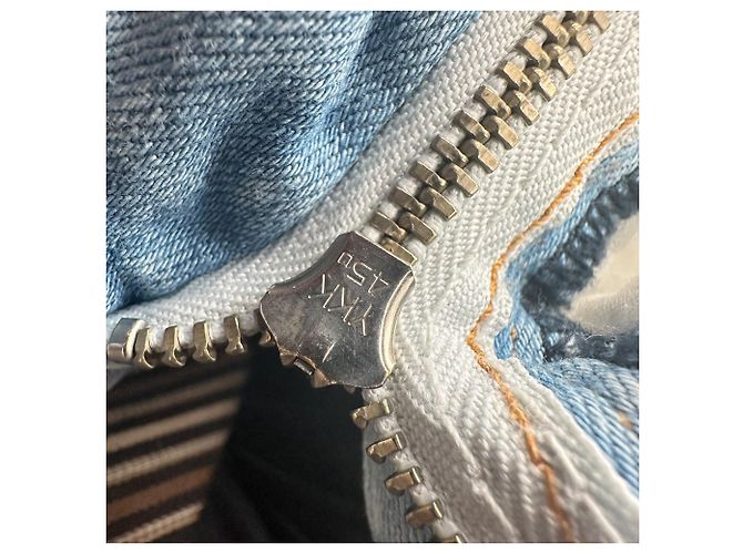 Jeans Veronica Beard Carly 11" Kick Flare en coton bleu clair - vue 7