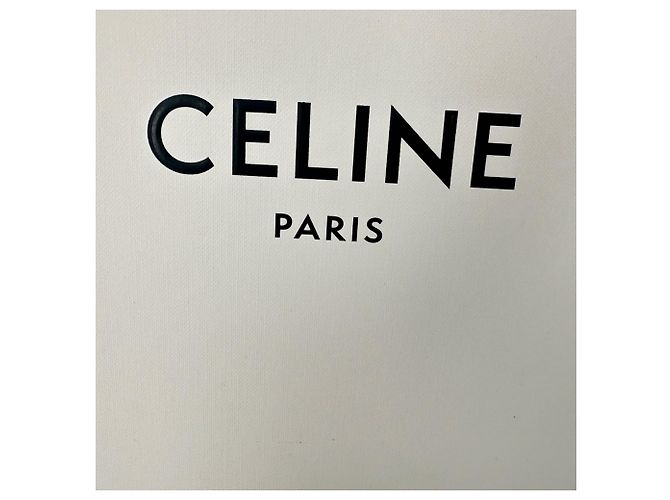 Céline Sandali con cinturino Leo di Celine in pelle bianca - vista 7