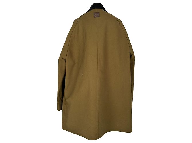 Giacca Utility Trapeze Loewe in cotone olive - vista 10