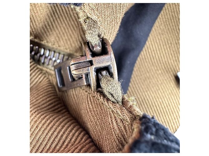 Giacca Utility Trapeze Loewe in cotone olive - vista 7
