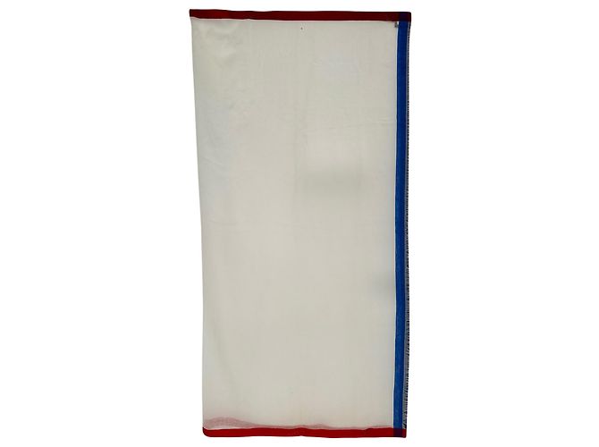 Sciarpa con frange Loro Piana in cashmere bianco - vista 2