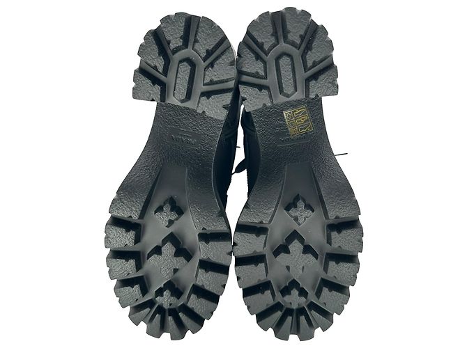 Botas de combate Prada Re-Nylon en nailon negro - vista 14