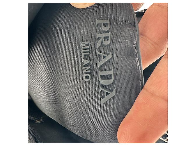 Botas de combate Prada Re-Nylon en nailon negro - vista 9
