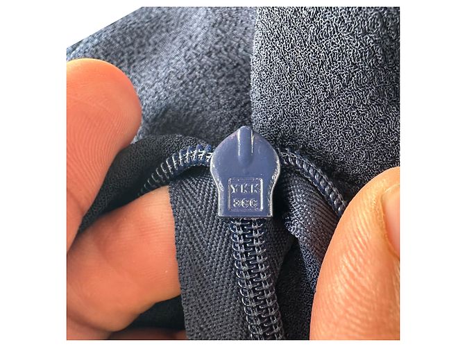 Mini abito a maniche lunghe Sandro in poliestere blu navy - vista 8