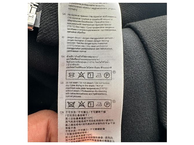 Mini abito a maniche lunghe con zip Maje in poliestere nero - vista 3