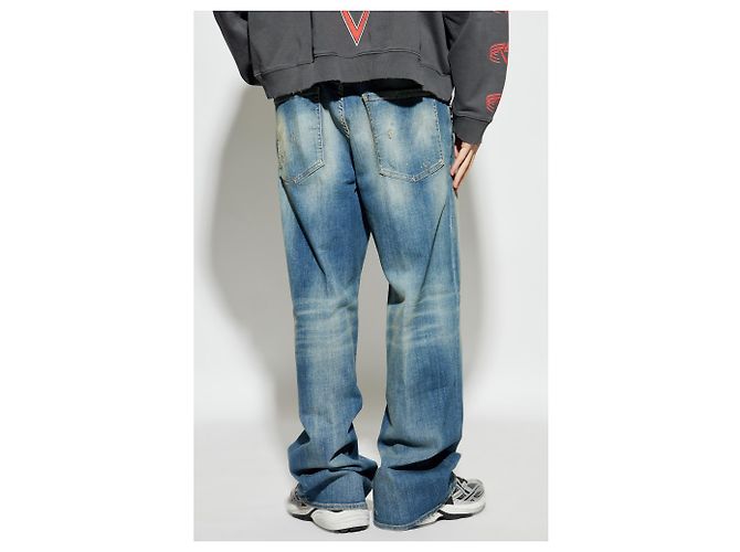 Dsquared2 Loose Fit Jeans Blau Distressed - Ansicht 4