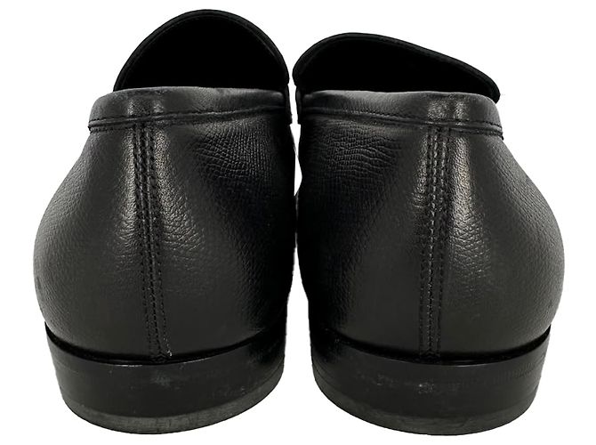 Salvatore Ferragamo Mocassini Penny Ferragamo in pelle nera - vista 7