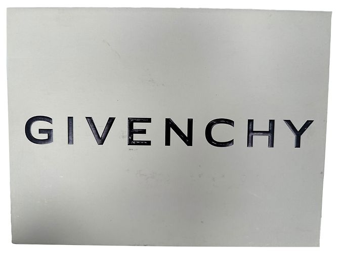 Givenchy Logo Platform Slide Sandals in Black Rubber - view 3