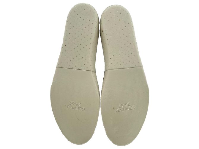Sneakers alte Chloé Kick in camoscio marrone e bianco - vista 19