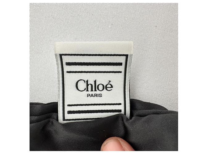 Sneakers alte Chloé Kick in camoscio marrone e bianco - vista 3