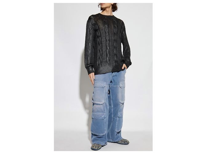 Diesel K-MICHIU Pullover Schwarz - Ansicht 2