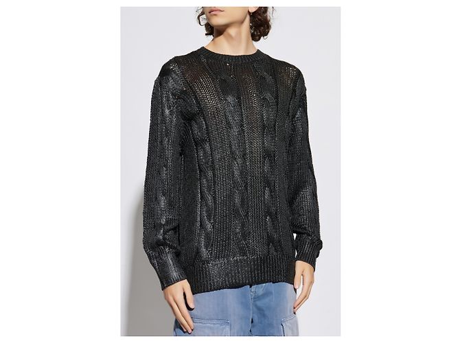 Diesel K-MICHIU Pullover Schwarz - Ansicht 3