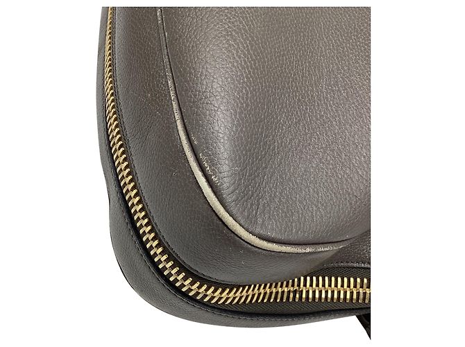 Borsa a tracolla Jennifer Large Tom Ford in pelle grigia - vista 14