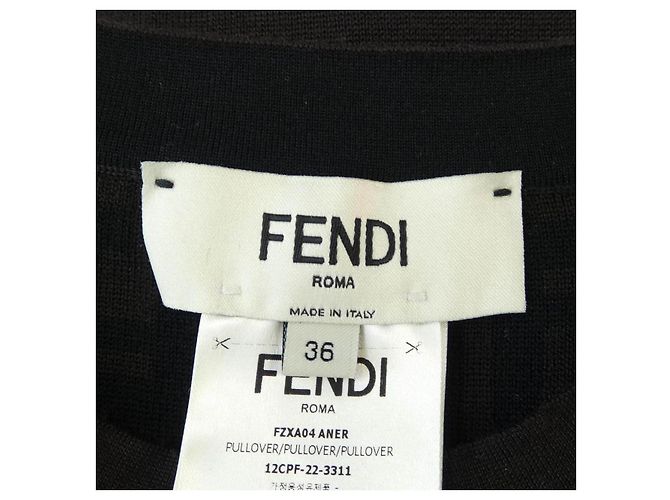 Fendi Strickoberteil braun - Ansicht 5