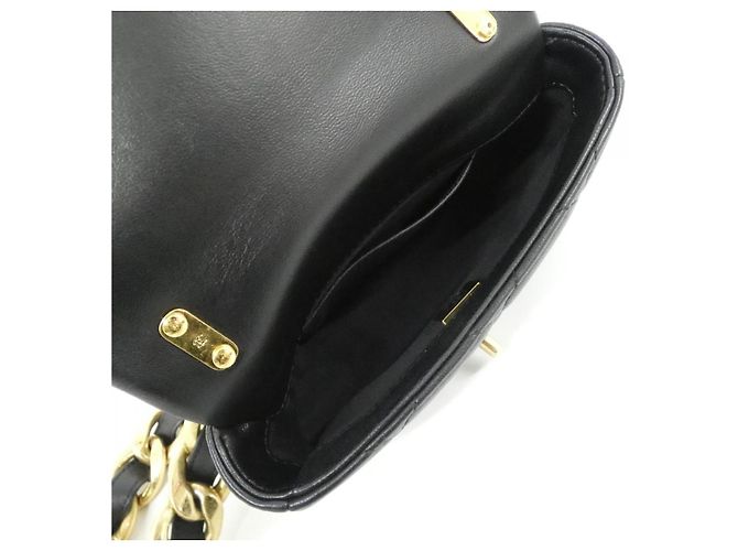 Borsa a spalla Chanel in agnellino - vista 10