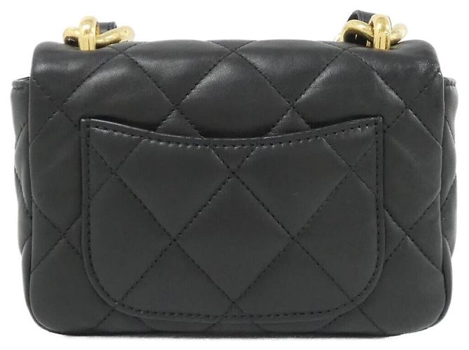 Borsa a spalla Chanel in agnellino - vista 2