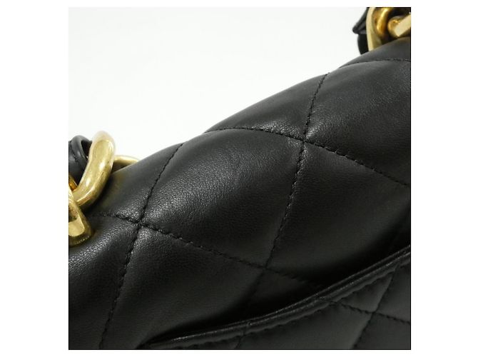 Borsa a spalla Chanel in agnellino - vista 6