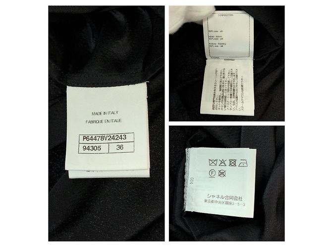 Camicia in seta CHANEL P64478V24243 - vista 4