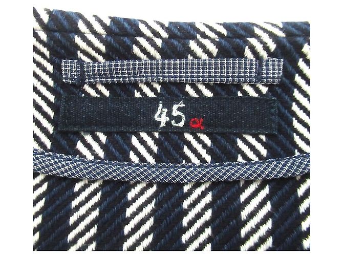Autre Marque Abrigo sin cuello de rayas 45R - vista 5