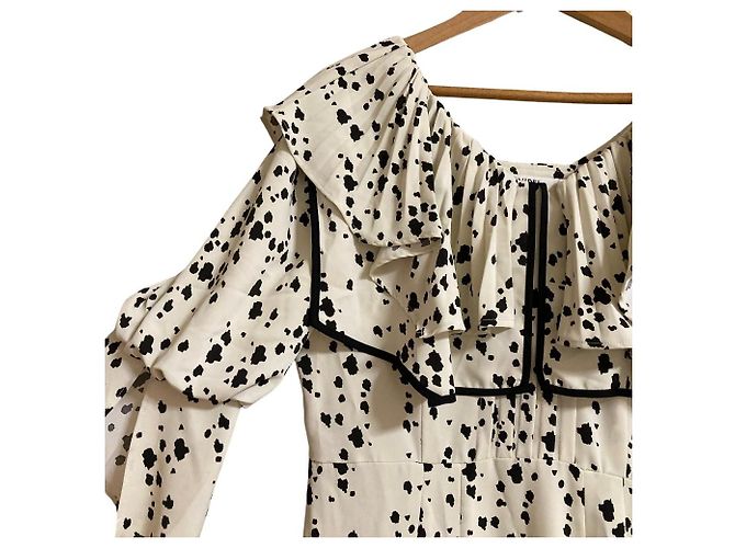 Autre Marque Vestido Snidel Geometric Dot - vista 3