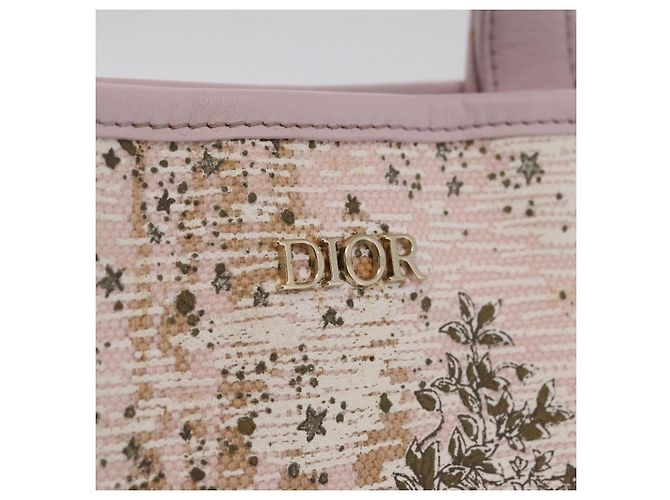 Christian Dior Hand Bag Canvas 2way Pink Gold - vista 20