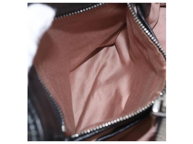 Miu Miu Matelasse Chain Shoulder Bag Leather Black Silver - vista 26
