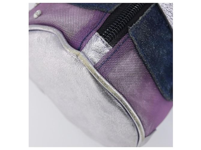Miu Miu Hand Bag Suede Navy Silver - vista 14
