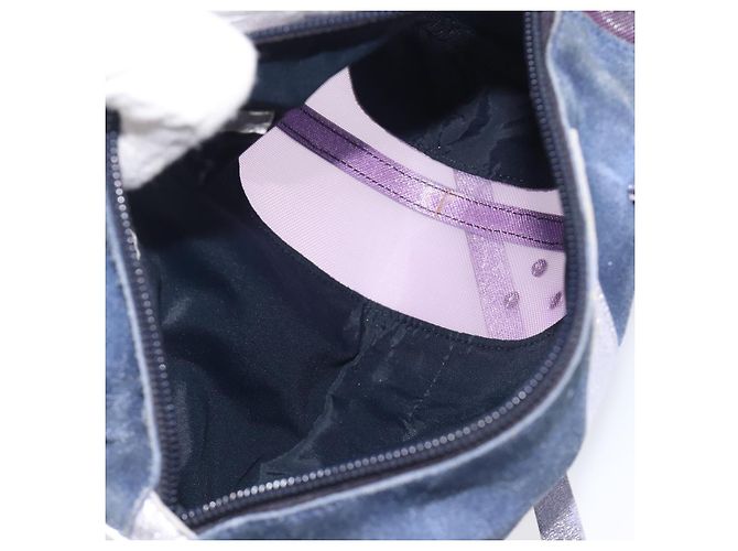 Miu Miu Hand Bag Suede Navy Silver - vista 18