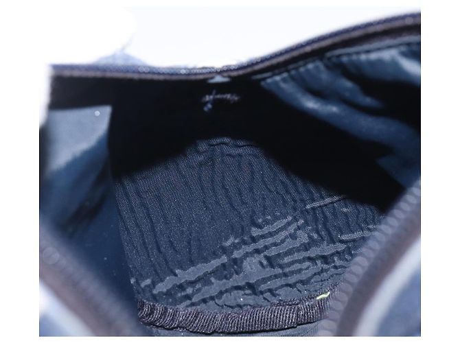 Miu Miu Hand Bag Suede Navy Silver - vista 20