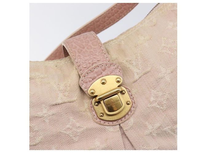 LOUIS VUITTON Monogram Denim Slytree Shoulder Bag Pink M95833 LV - vista 23