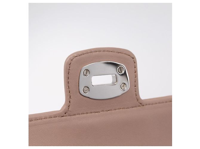 Miu Miu Studs Chain Shoulder Bag Leather Pink Silver - vista 20