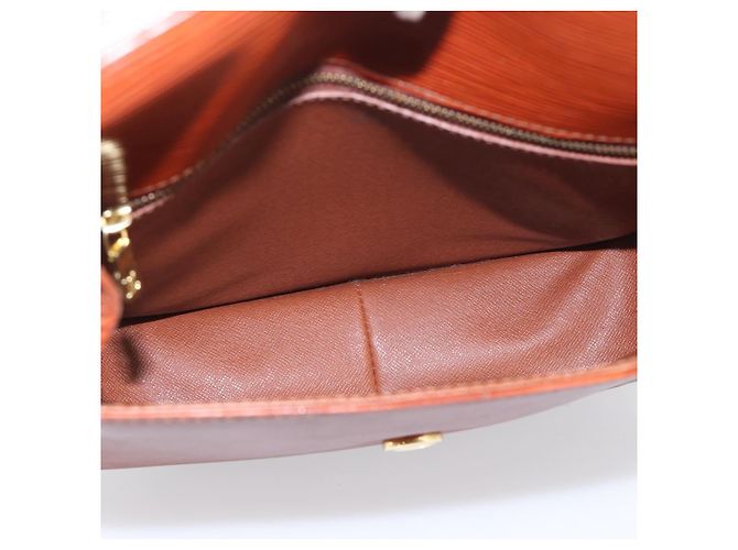 Saint-Cloud LOUIS VUITTON Epi Saint Cloud GM Shoulder Bag Brown M52193 LV - vista 10