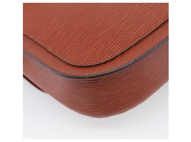 Saint-Cloud LOUIS VUITTON Epi Saint Cloud GM Shoulder Bag Brown M52193 LV - vista 17