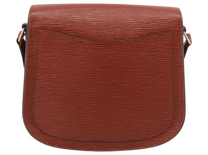 Saint-Cloud LOUIS VUITTON Epi Saint Cloud GM Shoulder Bag Brown M52193 LV - vista 2